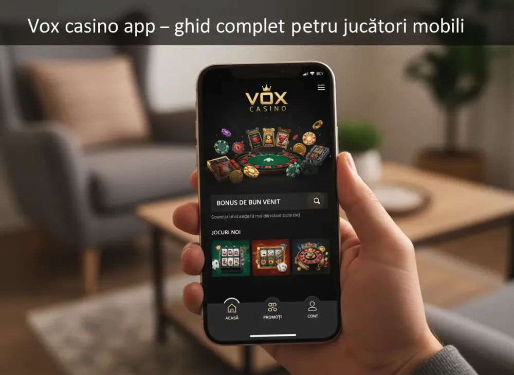 Vox casino app - ghid complet pentru jucători mobili